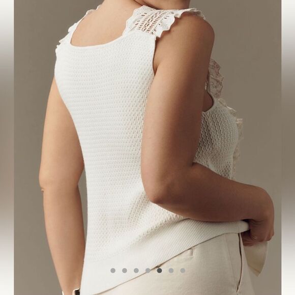 Pilcro Crafted Bib Sweater Tank - Picture 5 of 7